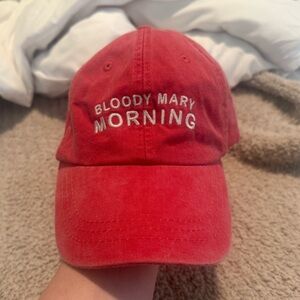 Red 'Bloody Mary Morning' Cap